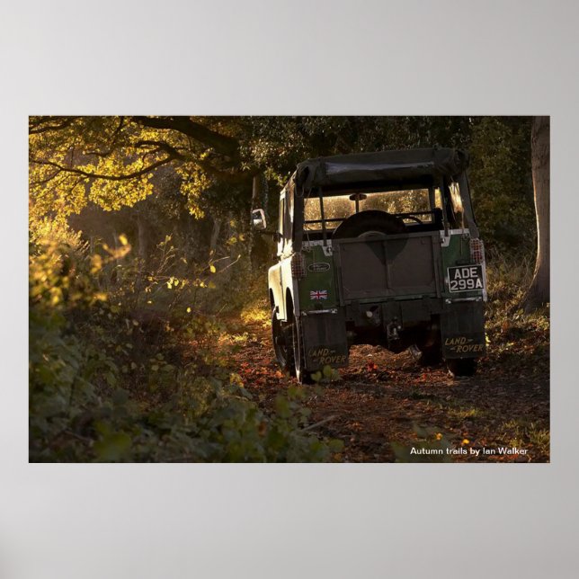 Póster Rotas de outono (Frente)