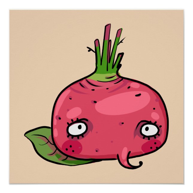 Póster Rote Beete beet (Frente)
