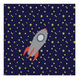 Póster Roteador Retroativo Entrega com Padrões Estrelas e