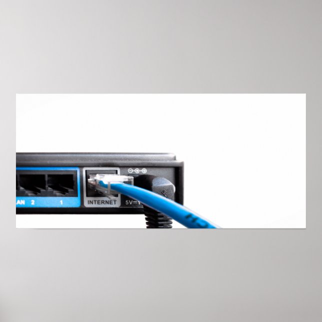 Póster Roteador Wi-Fi (Frente)