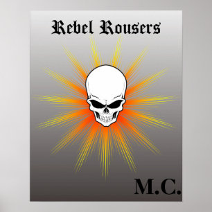 Póster Roteadores Rebel Motorcycle Club