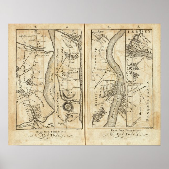 Poster Roteiro de Filadélfia para Nova Iorque (Frente)