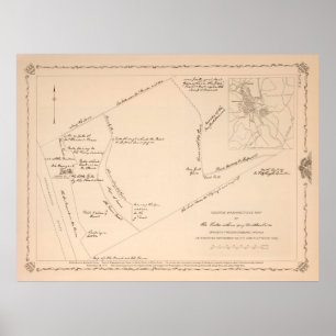 Poster Roteiro de Homestead do Antigo George Washington B
