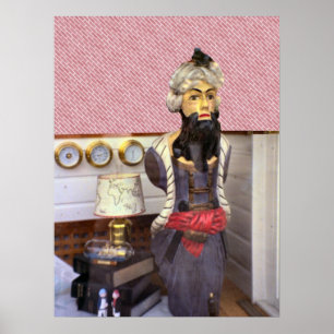 Poster Roterdão, cabeça dos navios do século XIX