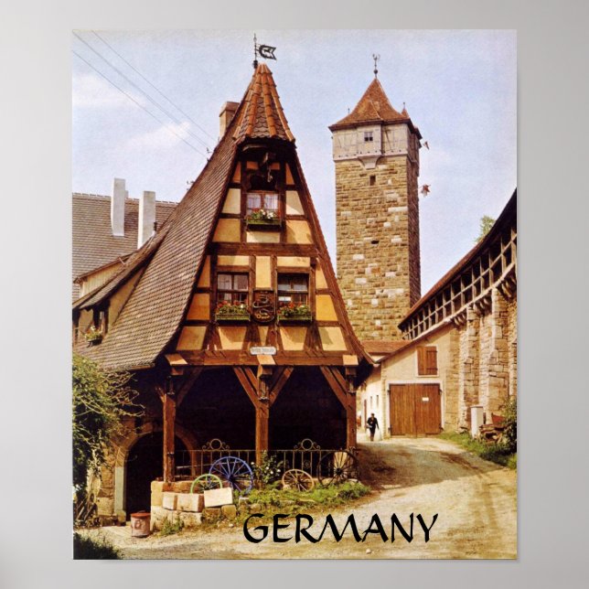 POSTER ROTHENBURG SEM TOCAR NO TEMPO, (Frente)
