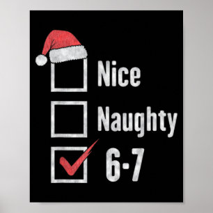 Poster Rotina Cerebral 6-7 Meme Legal Travesso 67 Natal D