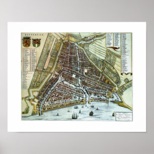 Poster Rotterdam - 1652