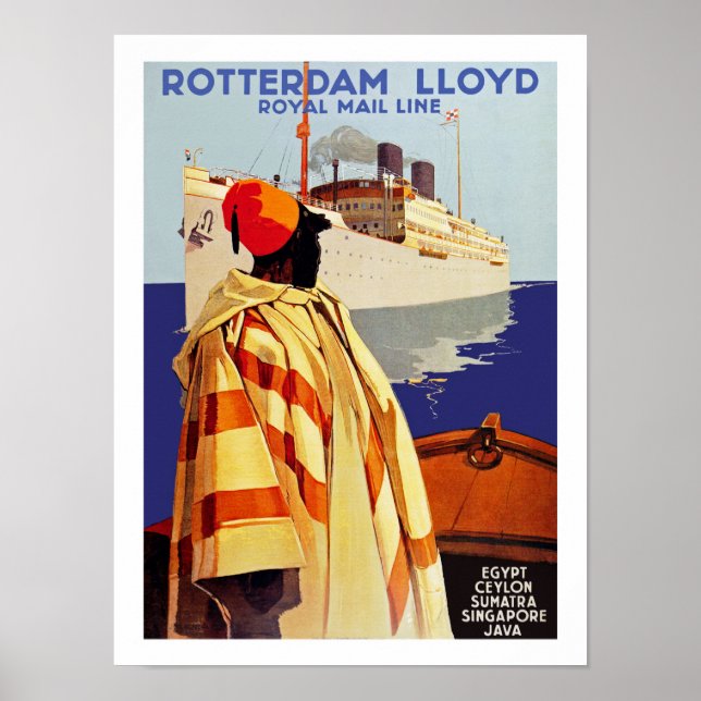 Poster Rotterdam Lloyd (Frente)