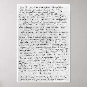 Póster Rotule Richard Wagner ao 17 de fevereiro de 1860