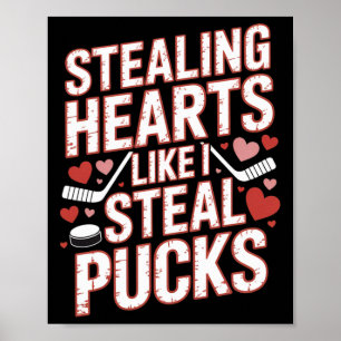 Poster Roubando Corações Como Eu Roubo Pucks de Hóquei Va