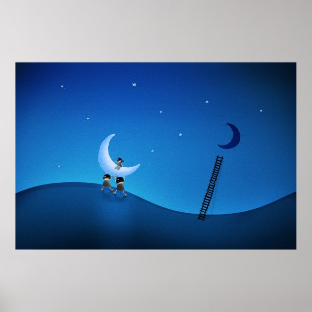 Póster Roubaram A Lua (Versão 2008) (Frente)