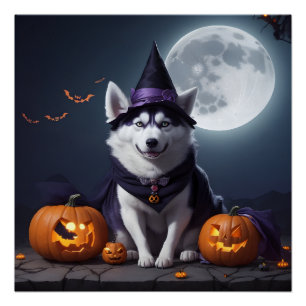 Póster Rouco Cão Aventura Aventura Moonlit Magic Spooky
