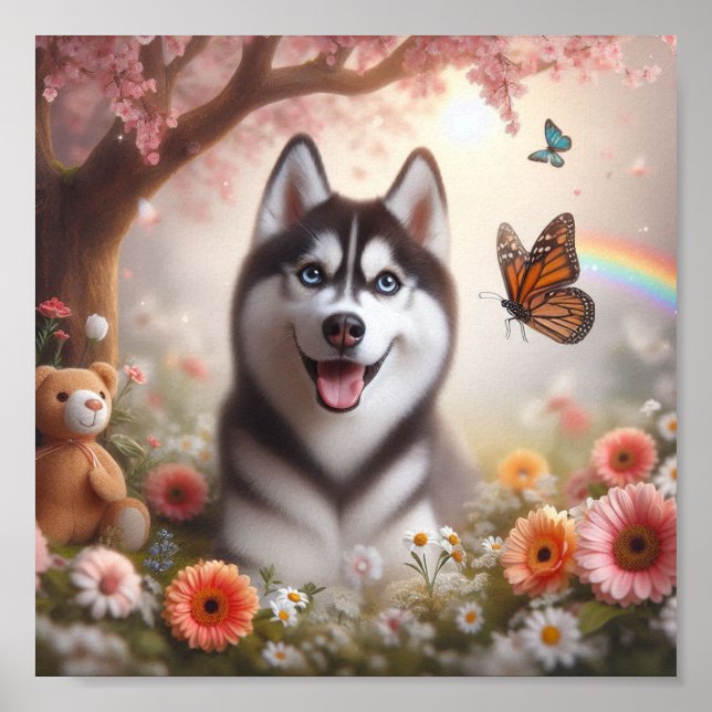 Poster Rouco doce com um sorriso brilhante (Frente)
