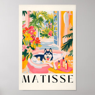 Poster Rouco Na Banheira, Banheira Engraçada, Arte Da Van