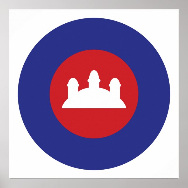 Póster Roundel Cambojana (Frente)