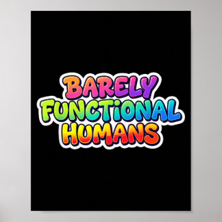 Poster Roupa de declaração de humanos incríveis e quase f