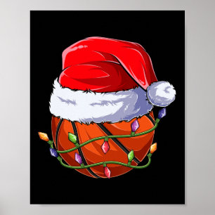 Poster Roupa de Natal de basquete