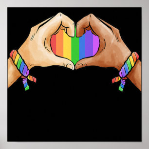 Poster roupa de orgulho gay lgbt pavilhão arco-íris    