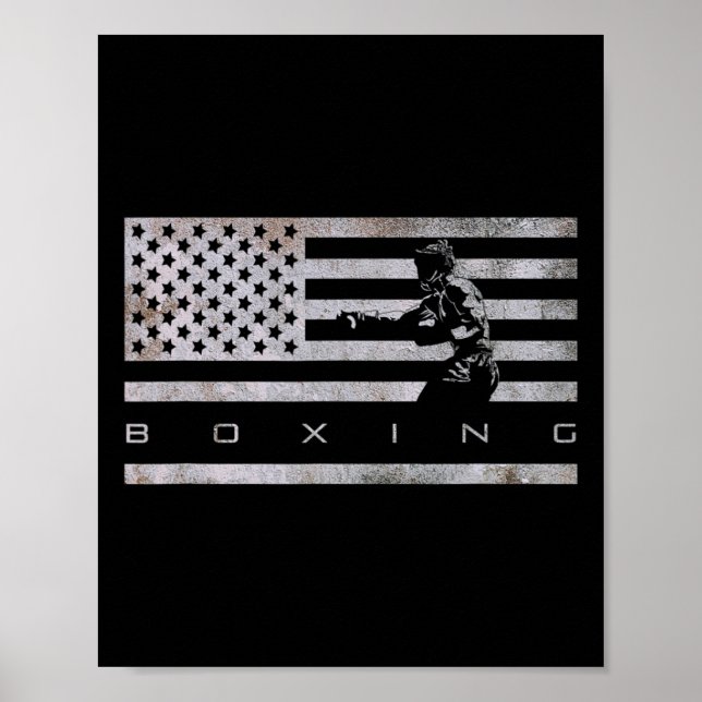 Poster Roupa do American Flag Boxing - Boxing 1 (Frente)