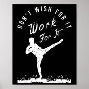 Poster Roupa engraçada de kickboxing para um kickboxer _3