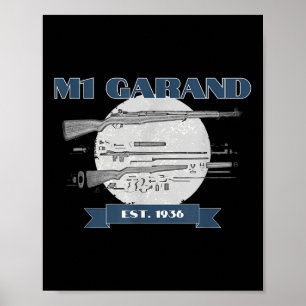 Poster Roupa M1 Garand da 2ª Guerra Mundial - Uni-adultos