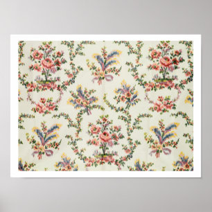 Poster Roupa tecida para a Rainha Marie Antonieta na Pala