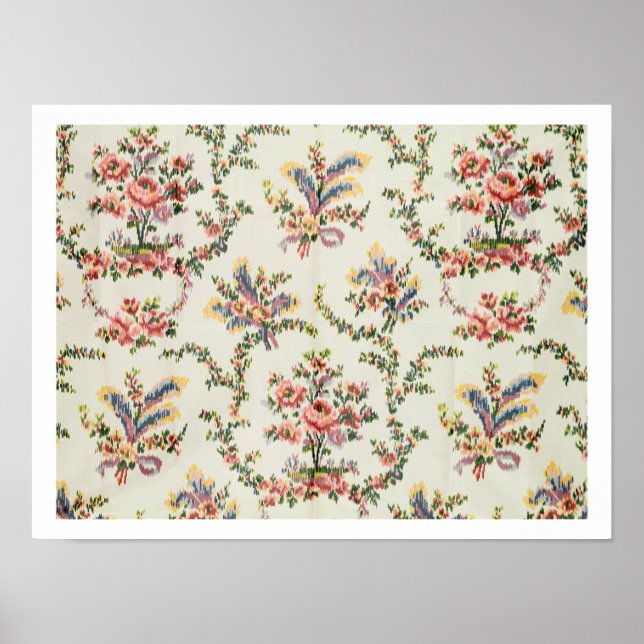 Poster Roupa tecida para a Rainha Marie Antonieta na Pala (Frente)