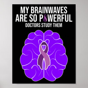 Poster Roupas de Conscientização sobre Epilepsia Meus Pre