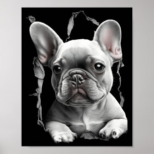 Poster Roupas de criança Bulldog Francês Frenchie Pai Mãe