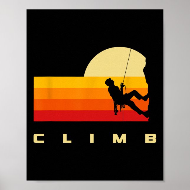 Poster Roupas de Escalada em Rocha - Escalada em Rocha _4 (Frente)