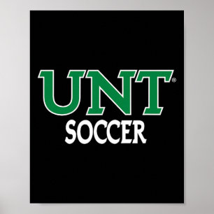 Poster Roupas de Futebol da Universidade do Norte do Texa