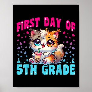 Poster Roupas de Gato para Meninas da 5ª Série para o 1º 