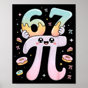 Poster Roupas de matemática do Dia do Pi 67 fofas Design 