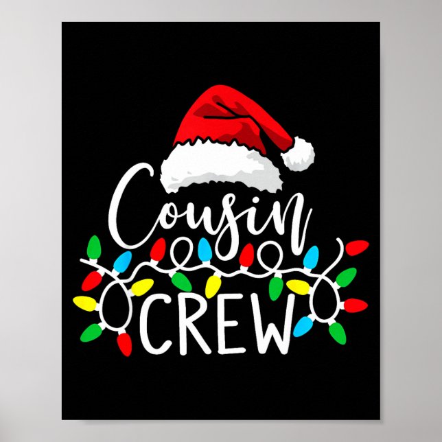 Poster Roupas de Natal Combinando da Equipe do Primo Papa (Frente)