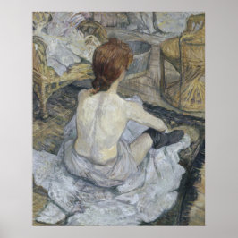Poster Rousse La Toilette Toulouse-Lautrec