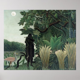 Poster Rousseau Cobra Charmer Painting