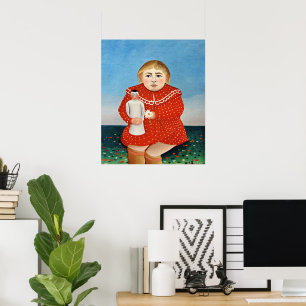 Poster Rousseau - Criança com Boneca