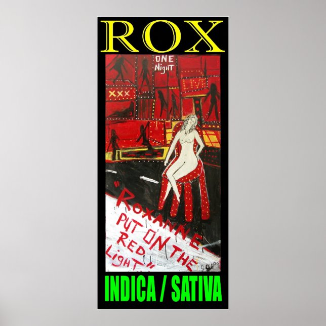 POSTER ROX INDICA SATIVA (Frente)