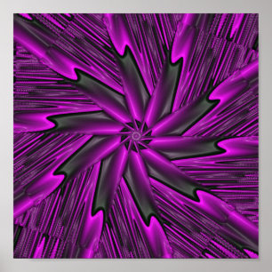 Poster Roxo abstrato