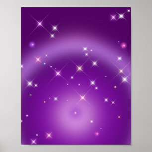 Poster Roxo Aura Roxo de Gradiente