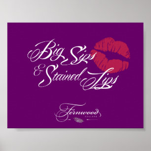 Poster roxo de sexta-feira