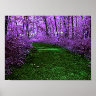 Poster roxo do design da arte de Digitas do