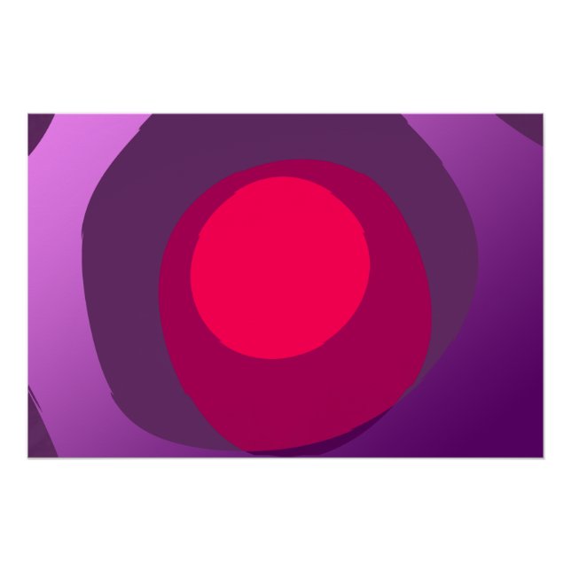 Póster Roxo E Rosa 6078 (Frente)