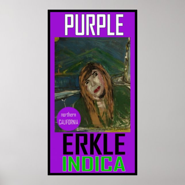 PÓSTER ROXO ERKLE INDICA (Frente)