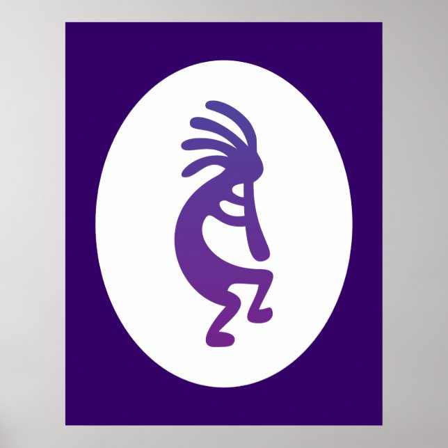 Póster Roxo Magic Kokopelli (Frente)