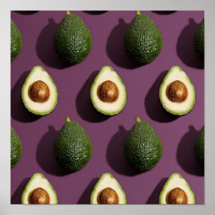 Poster Roxo Verde Avocado
