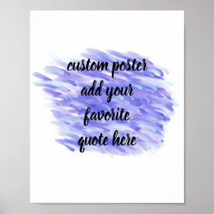 Poster roxos abstratos modernos e o azul adicionam suas
