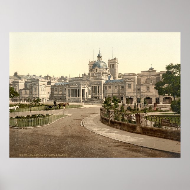 Póster Royal Baths, Harrogate, Yorkshire, Inglaterra (Frente)