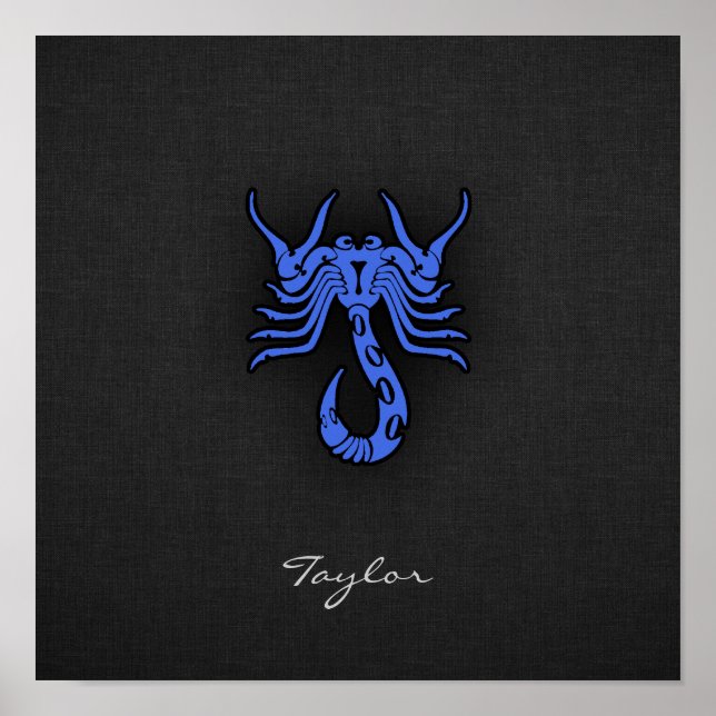 Poster Royal Blue Scorpio (Frente)