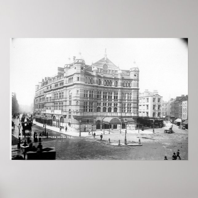 Poster Royal English Opera House, 1891 (Frente)